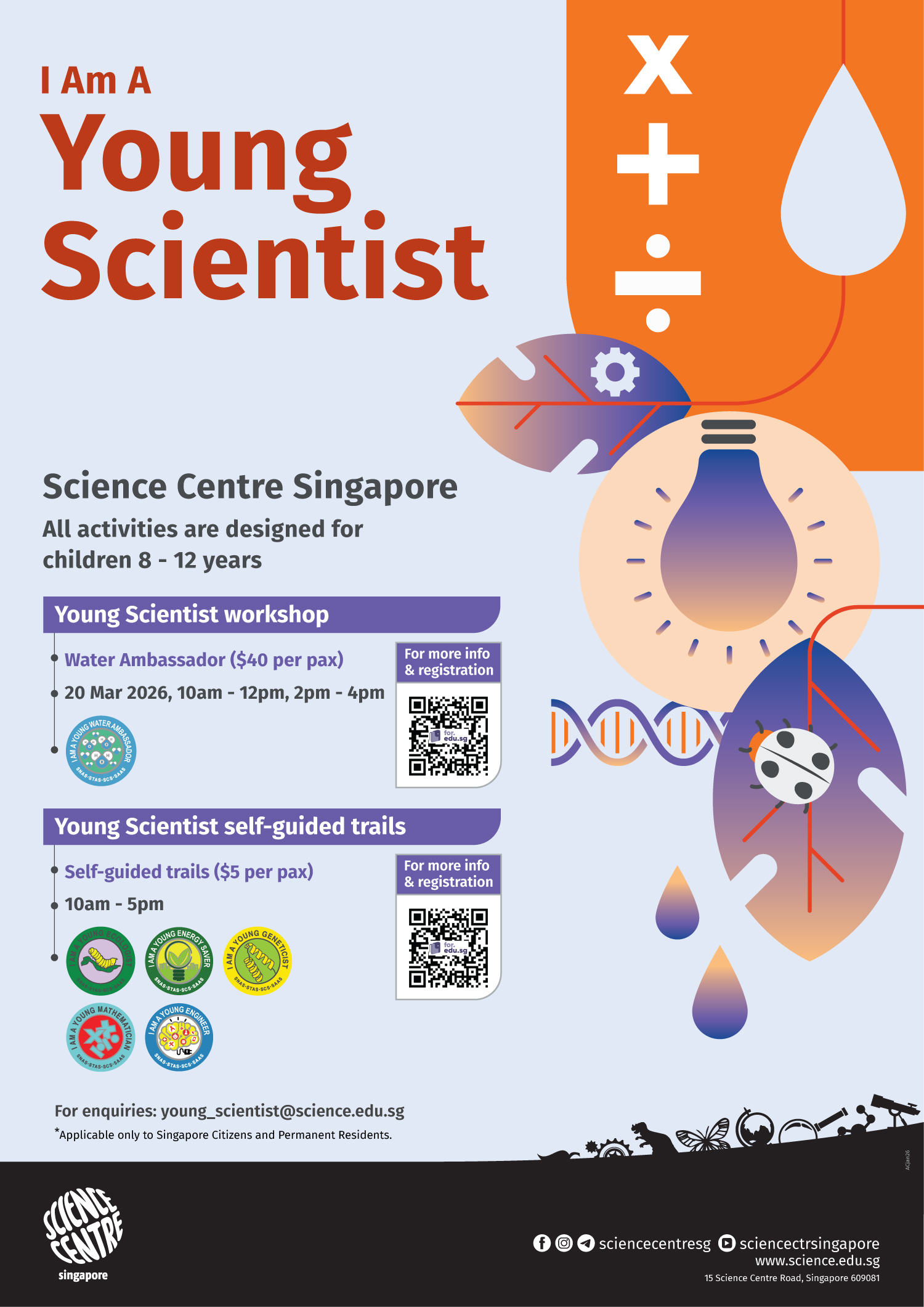 Young Scientist Badge Activities in March 2026